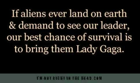 Lady Gaga and Aliens